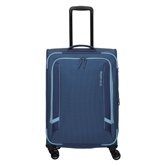 Travelite Corsiica 4 roulettes Trolley M 67 cm avec soufflet d'extension