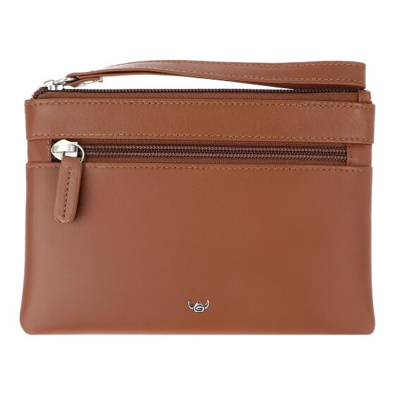 Golden Head Polo Pochette pour téléphone portable Cuir véritable 18 cm