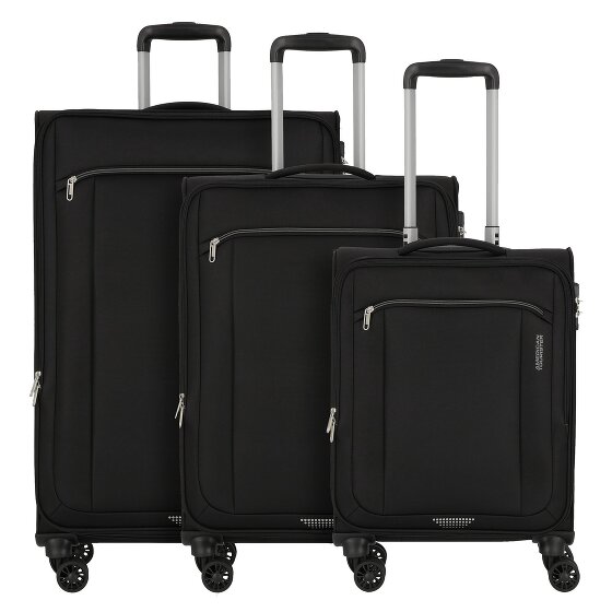American Tourister Avantour 4 roulettes Set de valises 3 pièces avec soufflet d'extension