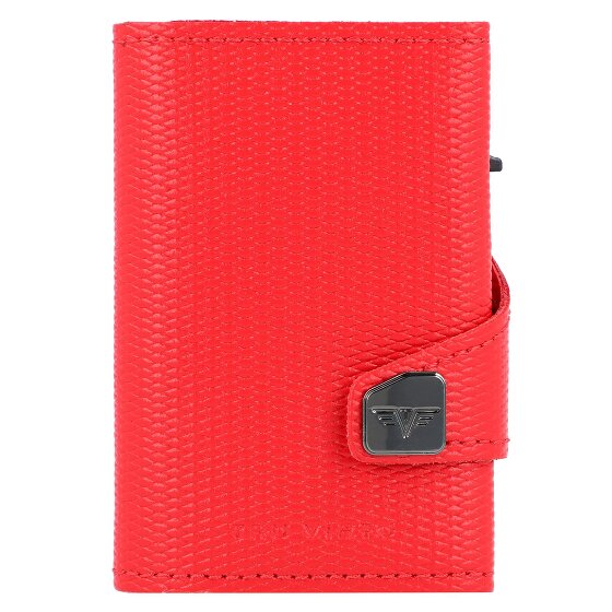 Tru Virtu Click & Slide Porte-cartes de crédit RFID en cuir 6,5 cm