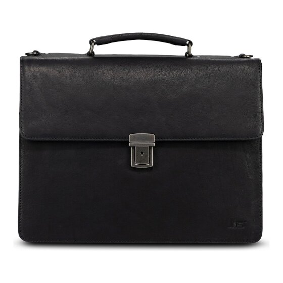 Jost Glasgow Attaché-case Protection RFID Cuir véritable 40 cm Compartiment ordinateur