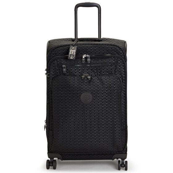 Kipling Basic Plus New Youri Spin 4 roulettes Trolley M 68 cm avec soufflet d'extension