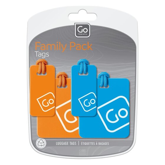 Go Travel Set d'étiquettes d'adresse 4 pcs.