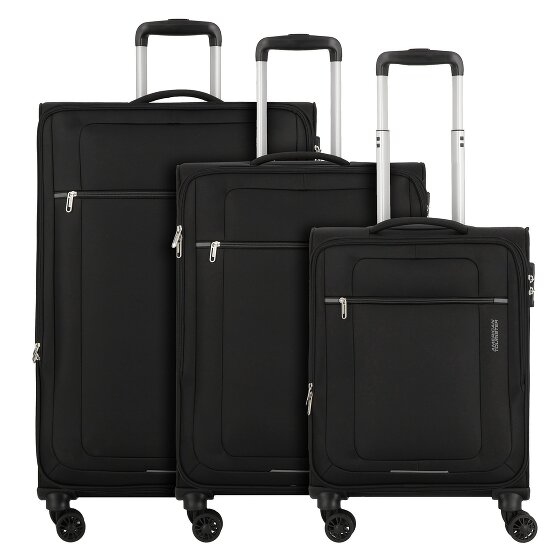 American Tourister Rampup 4 roulettes Set de valises 3 pièces