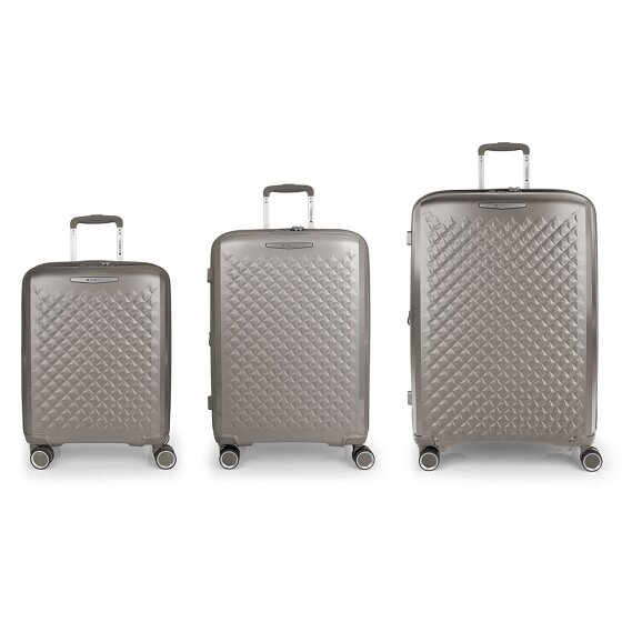 Gabol Queens 4 roues Set de valises 3 pièces avec soufflet d'extension