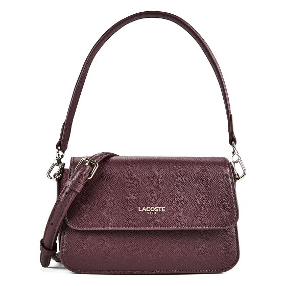 Lacoste Champs Elysees Sac à bandoulière Cuir véritable 21 cm