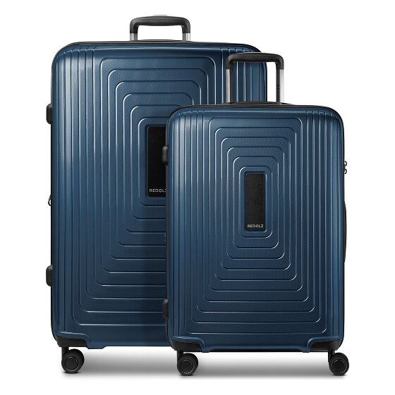Redolz Essentials 14 4 roues Set de valises 2 pièces avec soufflet d'extension