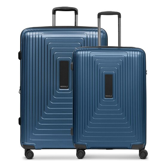 Redolz Essentials 14 4 roulettes Set de valises 2 pièces avec soufflet d'extension
