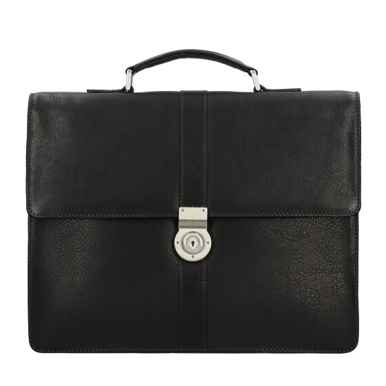 Leonhard Heyden Bergamo Porte-documents en cuir 38 cm Compartiment pour ordinateur portable