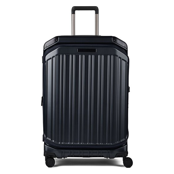 Piquadro PQ-Light 4 roues Valise cabine M 69 cm avec soufflet d'extension