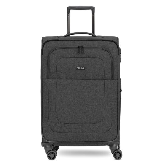 Redolz Essentials 12 MEDIUM – Valise cabine à 4 roues de 67 cm avec soufflet d'extension