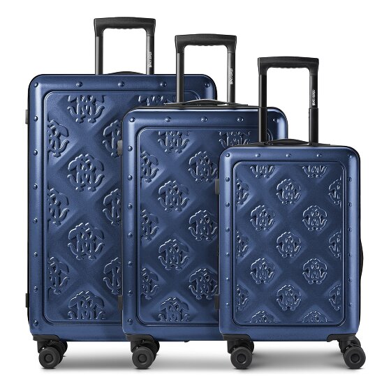 Roberto Cavalli Florence 4 roues Set de valises 3 pièces avec soufflet d'extension