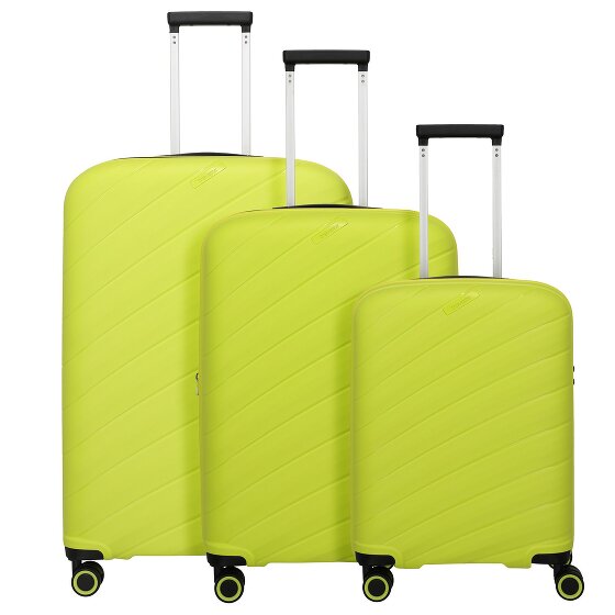 Travelite Burano 4 roulettes Set de valises 3 pièces avec soufflet d'extension