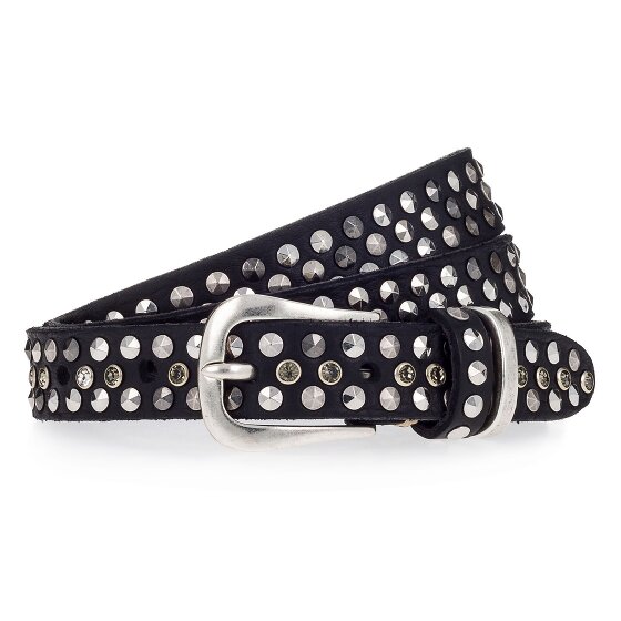 b.belt Ceinture à rivets Cuir véritable