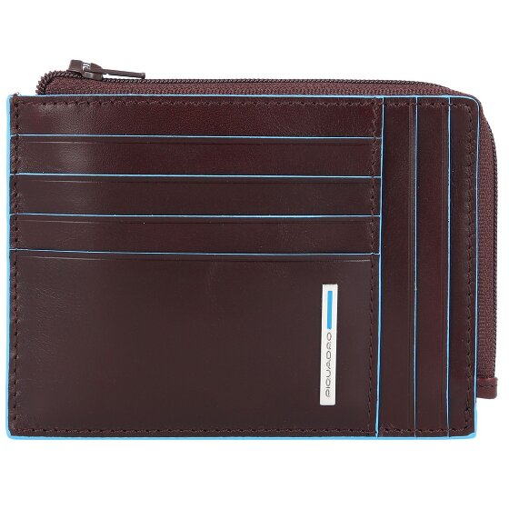 Piquadro Blue Square Porte-cartes de crédit RFID en cuir 12 cm