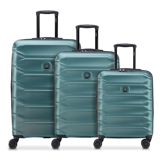 Delsey Paris Meteor 4 roues Set de valises 3 pièces avec soufflet d'extension