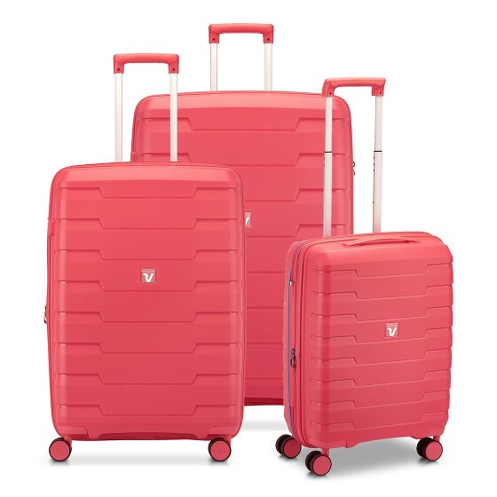 Roncato Skyline 2.0 4 roues Set de valises 3 pièces avec soufflet d'extension
