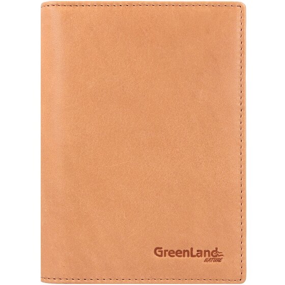 Greenland Nature Porte-passeport Soft Colour RFID en cuir 12 cm
