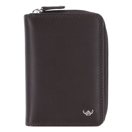 Golden Head Polo Porte-monnaie Protection RFID Cuir véritable 11.5 cm