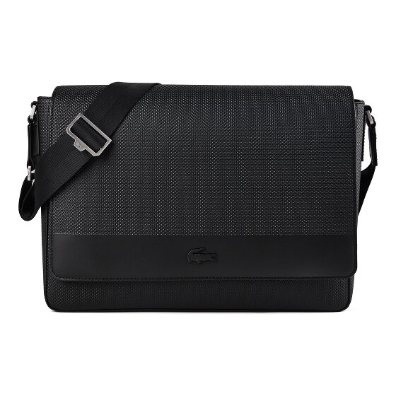 Lacoste Chantaco Porte-documents Messenger Cuir véritable 35 cm
