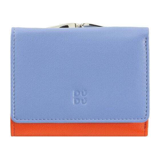 DuDu Corsica Porte-monnaie Protection RFID Cuir véritable 11 cm
