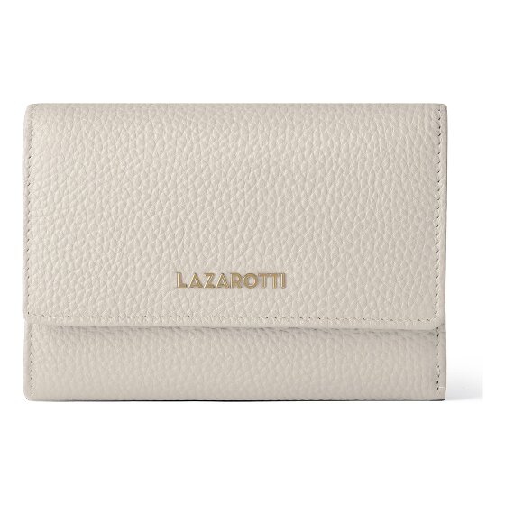 Lazarotti Porte-monnaie « Bologna » en cuir XL avec compartiment à fermeture éclair sur tout le pourtour, Cuir, 14 cm