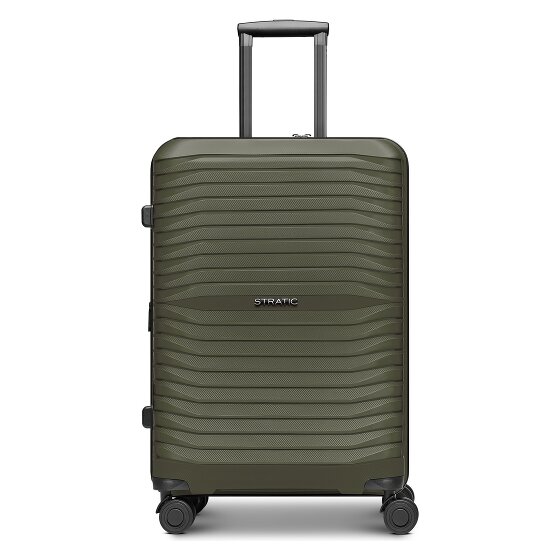 Stratic Shine 4 roues Valise cabine 66 cm avec soufflet d'extension