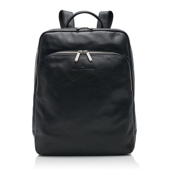 Castelijn & Beerens Firenze Sac à dos RFID Cuir 41 cm Compartiment pour ordinateur portable