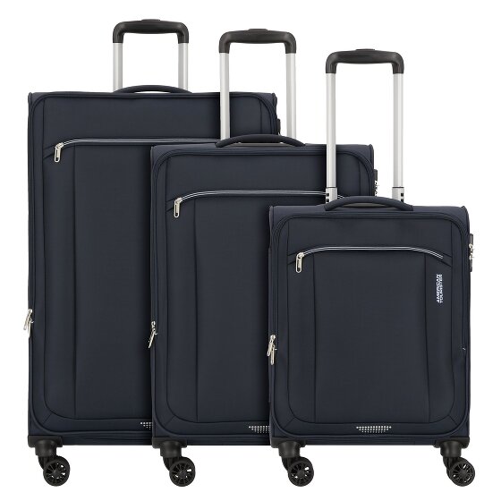 American Tourister Avantour 4 roulettes Set de valises 3 pièces avec soufflet d'extension