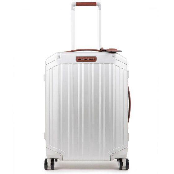 Piquadro Valise cabine en aluminium à 4 roues, 55 cm