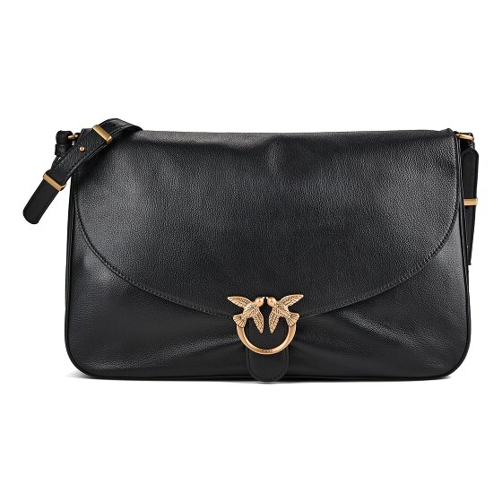 PINKO Love Satchel Big Sac à bandoulière Cuir véritable 36 cm