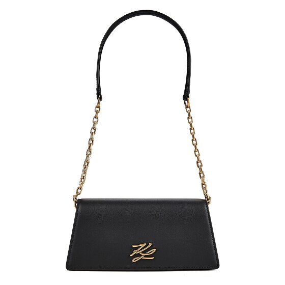 Karl Lagerfeld Autograph Sac à bandoulière Cuir véritable 20.5 cm
