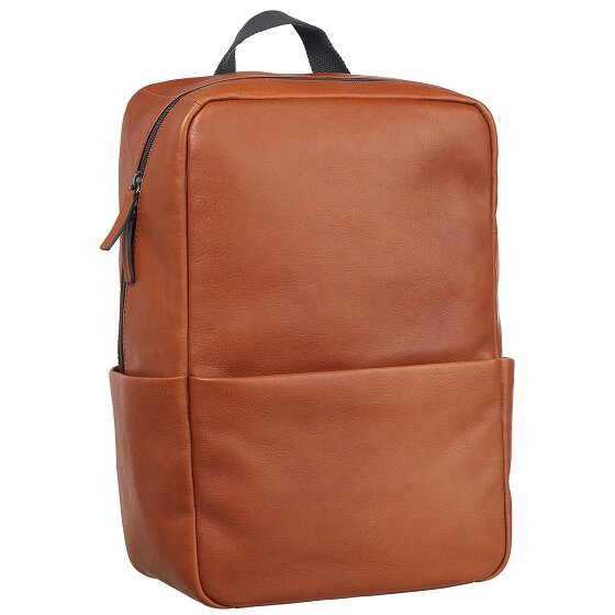 Leonhard Heyden Hamburg sac à dos en cuir 40 cm compartiment pour ordinateur portable