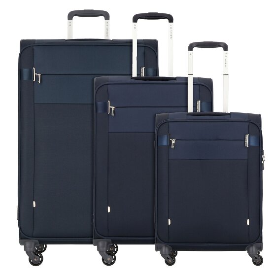 Samsonite Citybeat 4 roulettes Set de valises 3 pièces avec soufflet d'extension