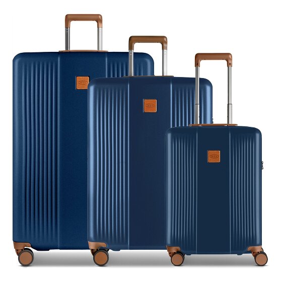 Bric's Ferrara 4 roues Set de valises 3 pièces avec soufflet d'extension