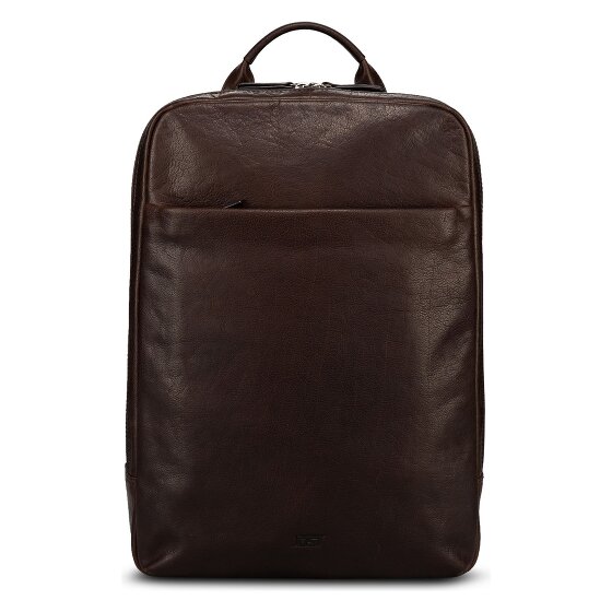 Jost Glasgow Daypack Protection RFID Cuir véritable 44 cm Compartiment ordinateur