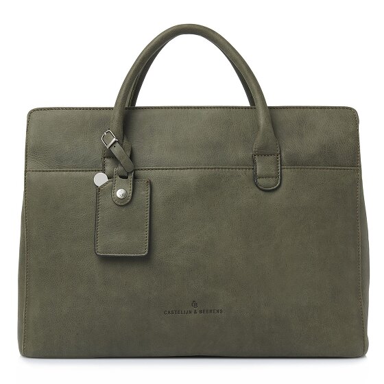 Castelijn & Beerens Carisma Sac de shopper Protection RFID Cuir véritable 41 cm Compartiment ordinateur