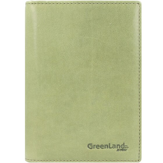 Greenland Nature Porte-passeport Soft Colour RFID en cuir 12 cm