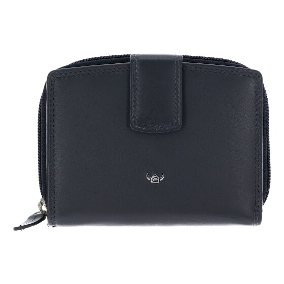 Golden Head Polo Porte-monnaie Protection RFID Cuir véritable 12 cm