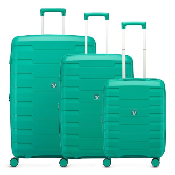 Roncato Skyline 2.0 4 roulettes Set de valises 3 pièces avec soufflet d'extension