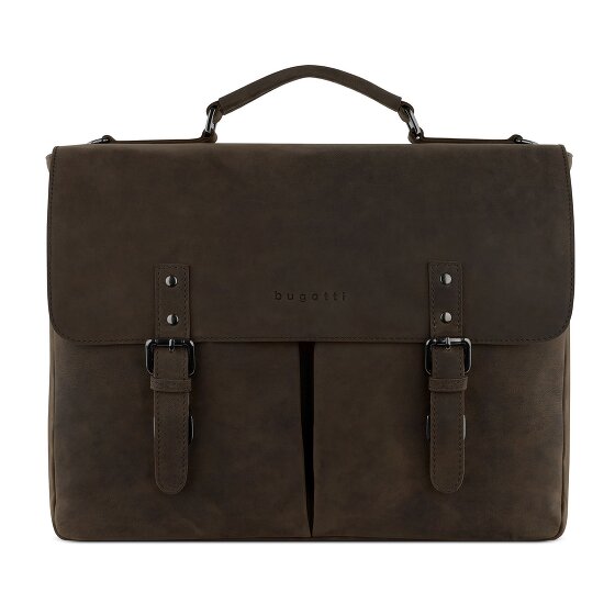bugatti Luca Porte-documents Messenger Cuir 39 cm Compartiment pour ordinateur portable