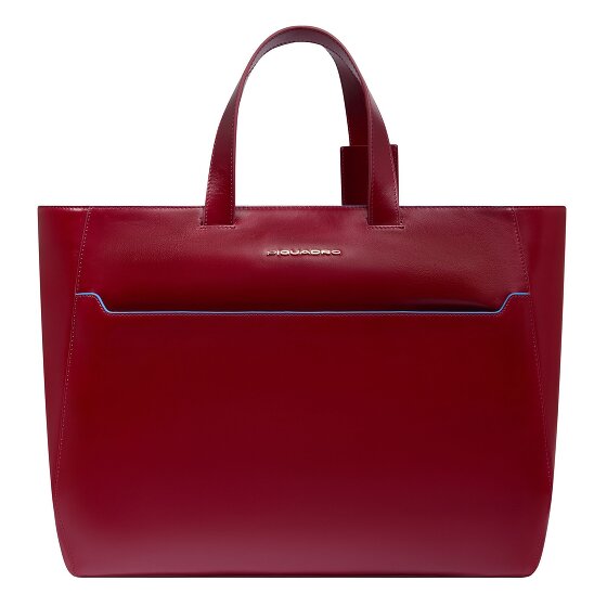 Piquadro Blue Square Sac de shopper Cuir véritable 40 cm