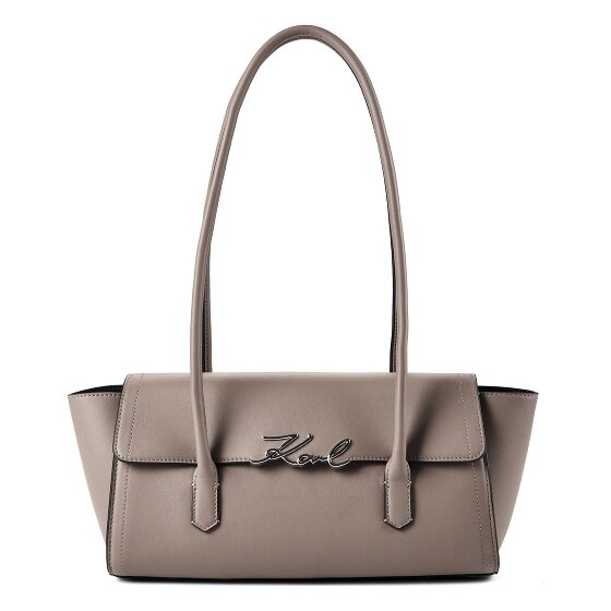 Karl Lagerfeld Signature Sac à bandoulière Cuir véritable 37 cm
