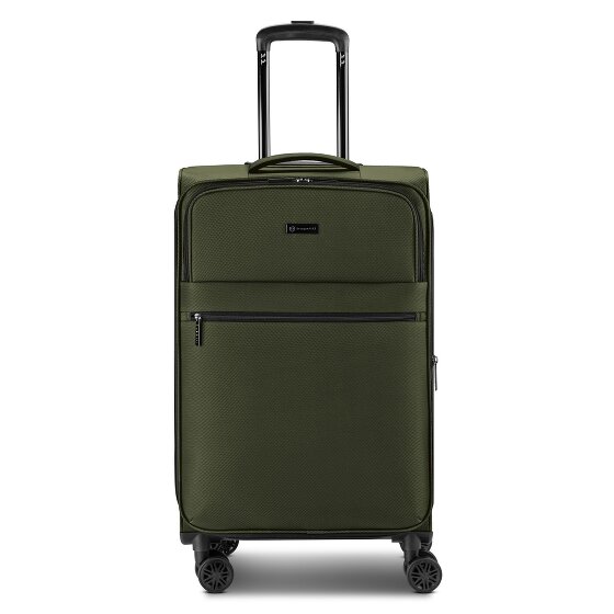 bugatti Valencia Soft 4 roulettes Trolley M 65 cm avec soufflet d'extension