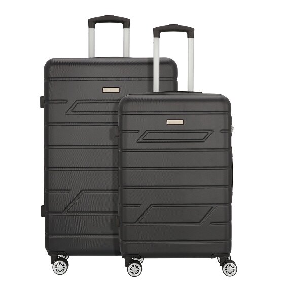 Nowi Bergamo 4 roulettes Set de valises 2 pièces