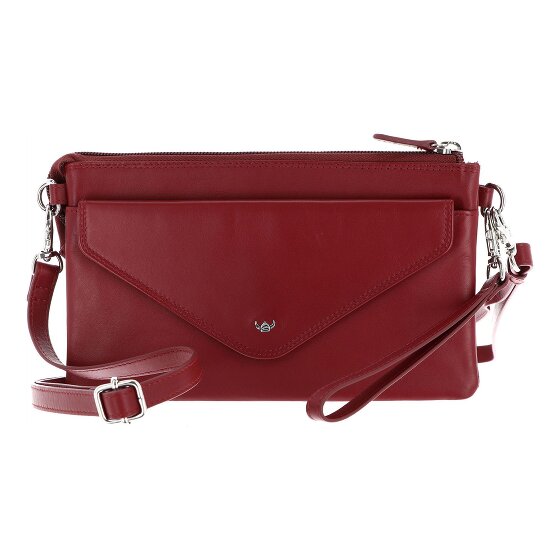 Golden Head Polo Portefeuille d'embrayage Protection RFID Cuir véritable 22 cm