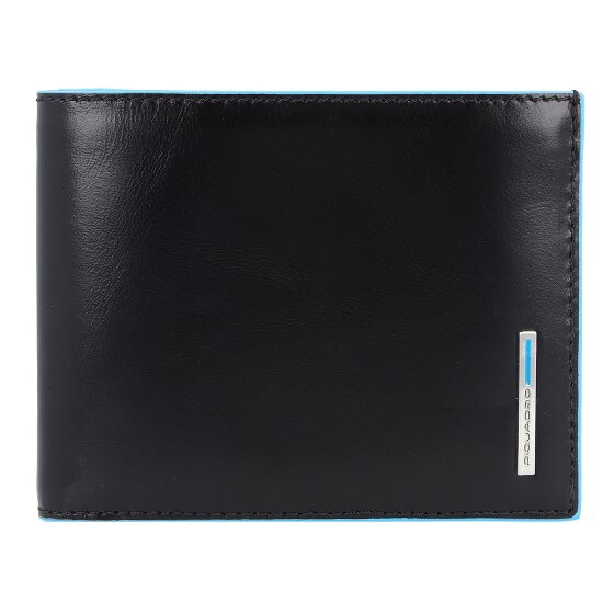 Piquadro Blue Square Porte-cartes de crédit en cuir 12,5 cm