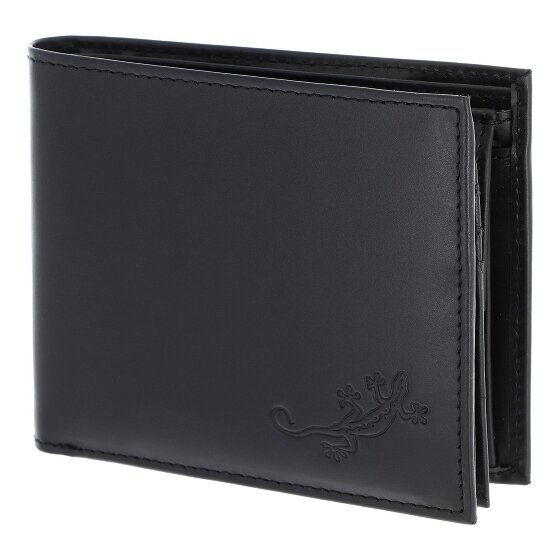 oxmox Leather Porte-monnaie Protection RFID Cuir véritable 12 cm