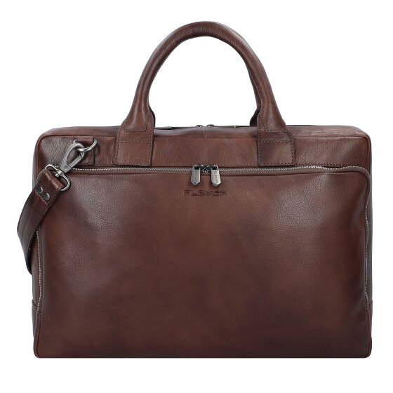 Plevier Vintage Bill Porte-documents Cuir 40 cm Compartiment pour ordinateur portable