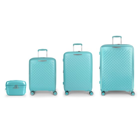 Gabol Queens 4 roues Set de valises 4 pièces avec soufflet d'extension